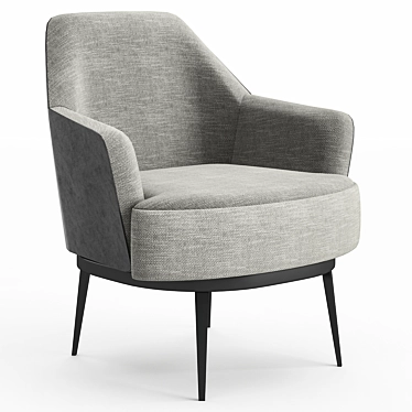 Elegant Mood Sofa Chair 3D model image 1 