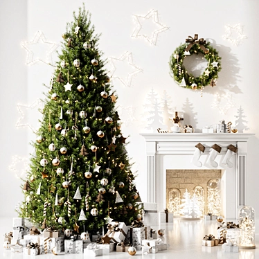 Corona Render Christmas Tree 3D model image 1 