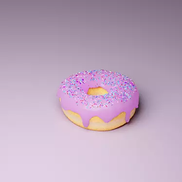 Title: Sweet Surprise Donut 3D model image 1 