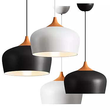 GRENADA Pendant Light: Modern Elegance for Your Space 3D model image 1 