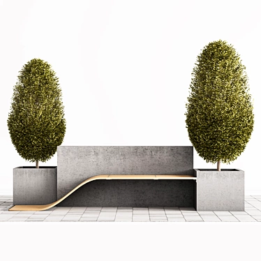 Modern Urban Furniture 2015 3D model image 1 