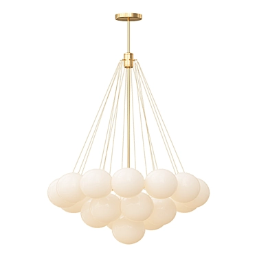 Elegant Vetto Chandelier by Romatti 3D model image 1 