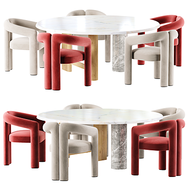 Cassina Dudet and Sengu Dinning table