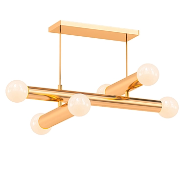 Elegant Emerson Chandelier: Sparkling Illumination 3D model image 1 