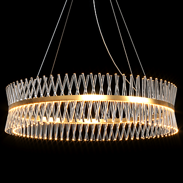 Margaux Crystal Chandelier - 5 Sizes 3D model image 1 