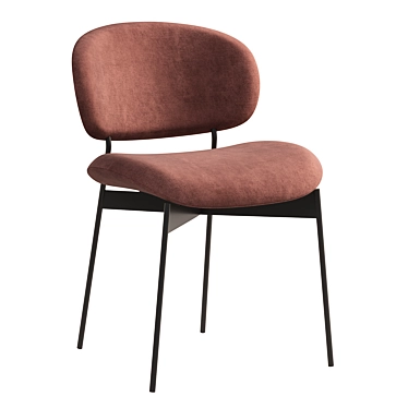 Sleek Modern Luz Chair 3D model image 1 