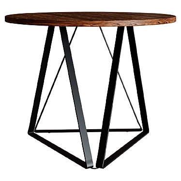 Vogo Dining Table: 100x100x76 cm 3D model image 1 