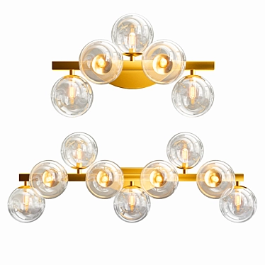 Elegant Maytoni Dallas Wall Sconce 3D model image 1 