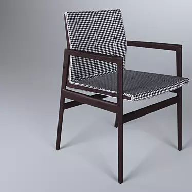 Elegant Ipanema Chair: Poliform 3D model image 1 