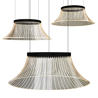 Innovative LED Pendant Lamp 3D model image 1 