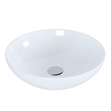 Modern White Countertop Washbasin- BelBagno BB344 3D model image 1 