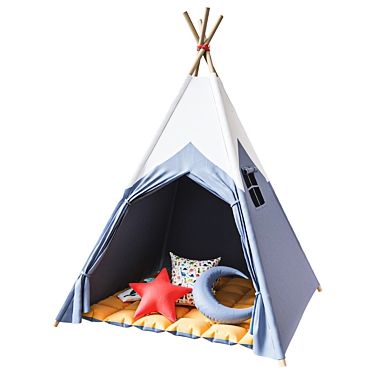 Kids' Adventure Teepee 3D model image 1 