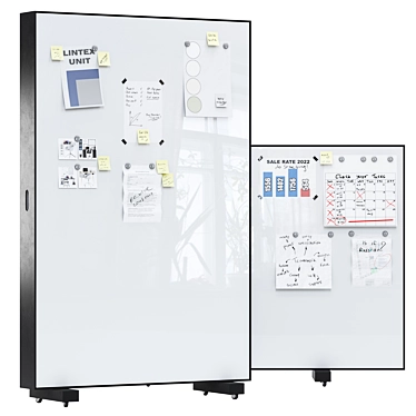 Lintex Unit Writable and sound-absorbing wall sections