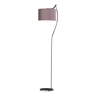 Elegant Hilton Floor Lamp 3D model image 1 