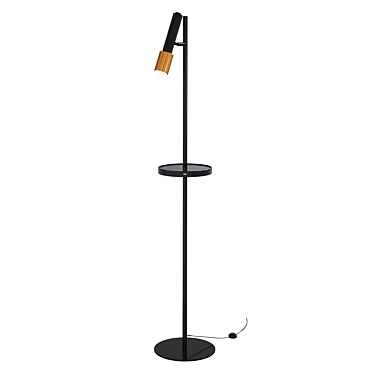 Odeon Light Mehari Floor Lamp - Elegant Lighting Solution 3D model image 1 