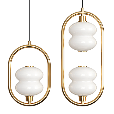 Alda Ring Pendant Light 3D model image 1 