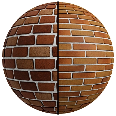 Vintage Brick Texture | PBR | 4K 3D model image 1 