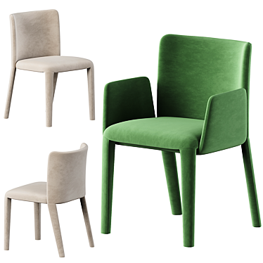  Potocco Lars 2014 Dining Chair 3D model image 1 