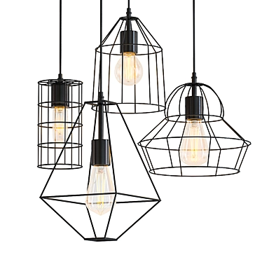 Customizable Lighting Fixtures 3D model image 1 