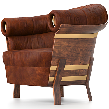 Compact Coffee Chair 3D model image 1 
