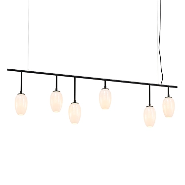 Brazilian Minimalist Pendant Light: Cacau 3D model image 1 