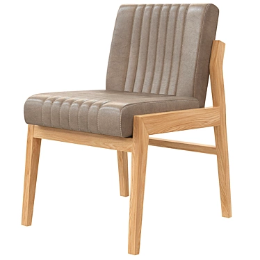 Elegant Alice Dining Chair 3D model image 1 