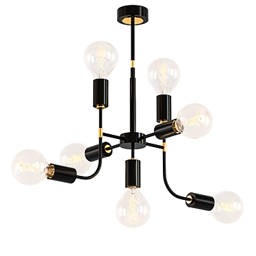 ALFA Transformer: Stylish Loft Chandelier 3D model image 1 