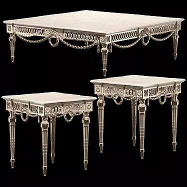 Elegant Daphne Coffee Tables 3D model image 1 