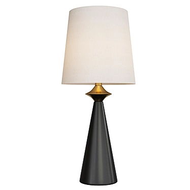 Elegant Glisan Table Lamp 3D model image 1 