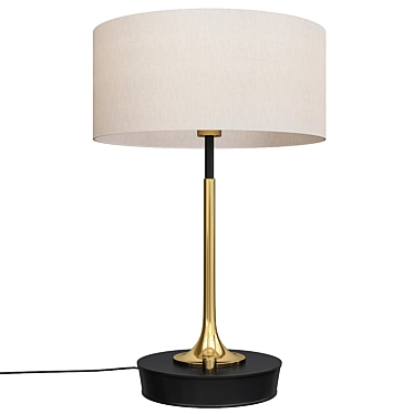 Sleek Pepin Table Lamp: Modern Elegance for Any Space 3D model image 1 