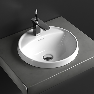 Sanita Luxe Art In - Surface-mounted Washbasin 3D model image 1 
