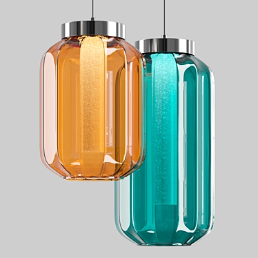 Reflex Glass Lantern | Hanging Lamp 3D model image 1 