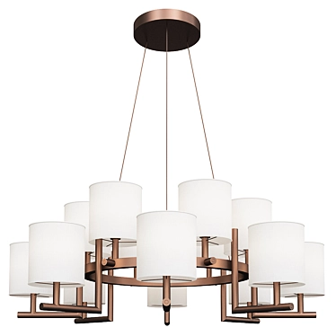 Elegant CPRN Homood Chandelier 3D model image 1 