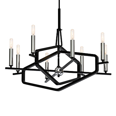 Coastal Sands 6-Light Chandelier 3D model image 1 