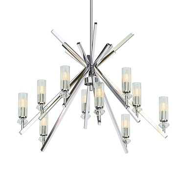 Elegant Fusano Chandelier - 39 3D model image 1 