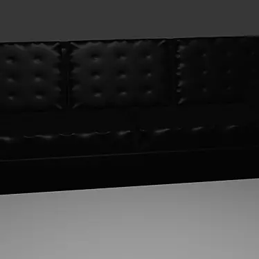 BlendMaster 2.93.4: Black Seat Blender 3D model image 1 