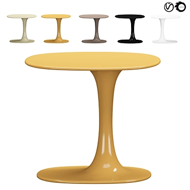 Minimalist Awa Tables 3D model image 1 