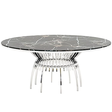 Modern Minimalist RAY Dining Table 3D model image 1 