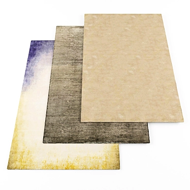 Rugs - Random Set of 5 Pieces - Textured Archive 3D model image 1 