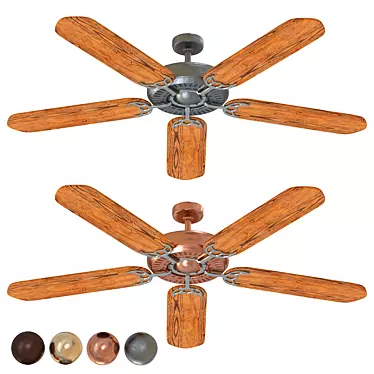 Ceiling fan Old Copper