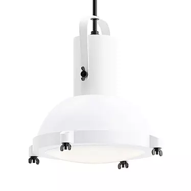 Graphite Pendant Light: PROJECTEUR 165 by NEMO 3D model image 1 