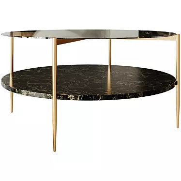 Elegant Kamilah Coffee Table 3D model image 1 