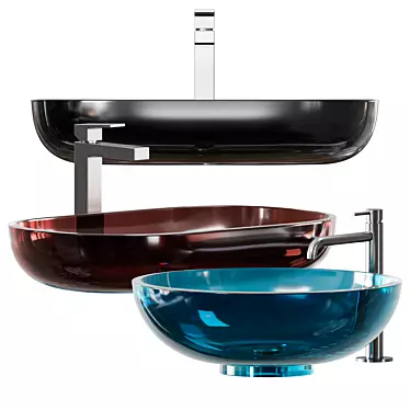 Elegant Roma Washbasin by ARTELINEA 3D model image 1 