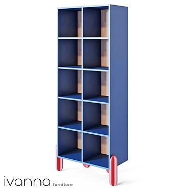 Title: Ivanna OM Ice Cream Storage Rack 3D model image 1 