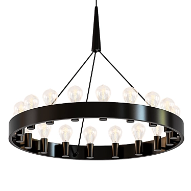 Candelaria: Modern Elegance in Lighting 3D model image 1 