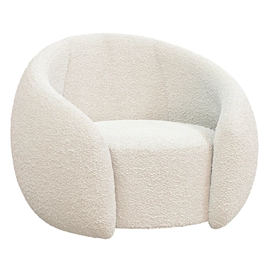 Modern Swivel Chair - Embrace Design 3D model image 1 