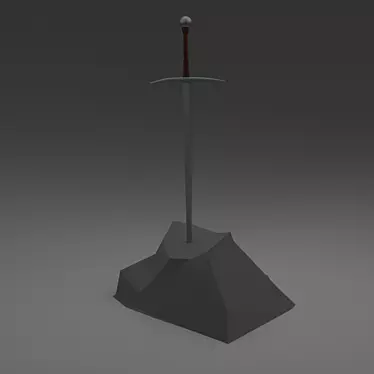 18th Century Sword 3D model image 1 