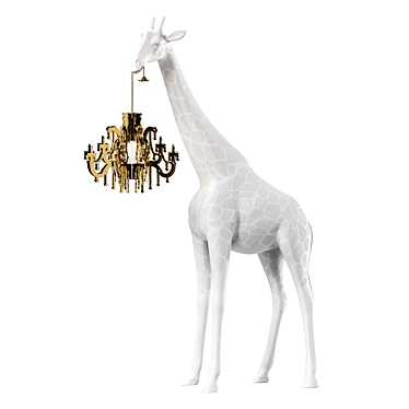 Giraffe Love Chandelier XS 3D model image 1 