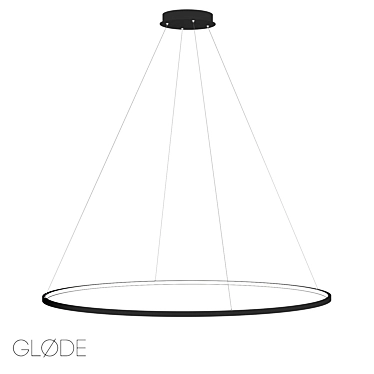 Modern Metal Pendant Lamp: OLamp by GLODE 3D model image 1 