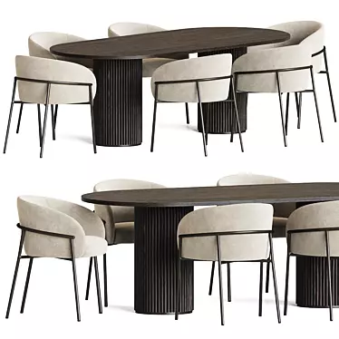 Rimo Chair Campbell Table Dining Set
